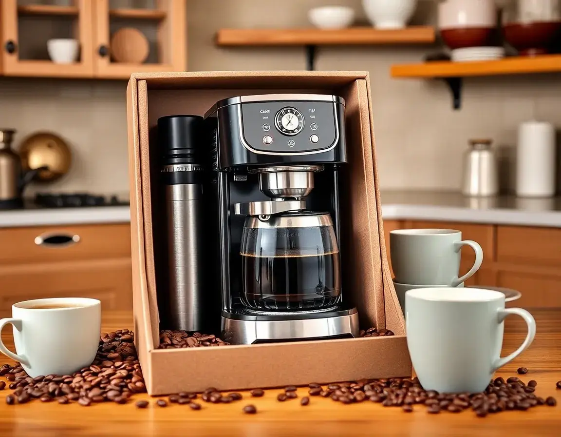 Gourmet Kaffeemaschine mit Mahlwerk