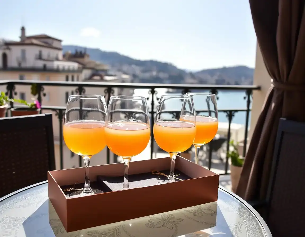 Elegantes Spritz Cocktailgläser Set