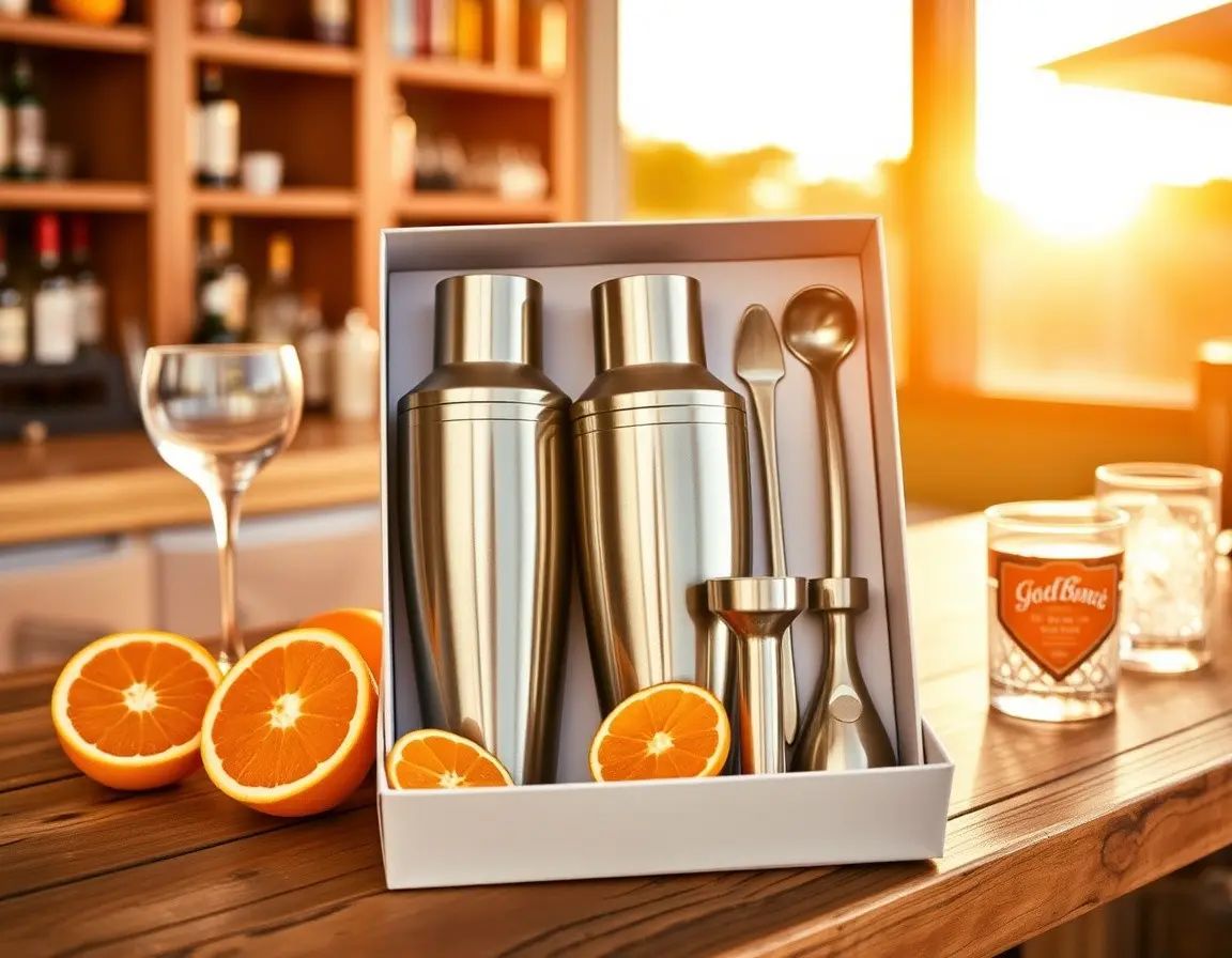 Luxuriöses Cocktail Shaker Set