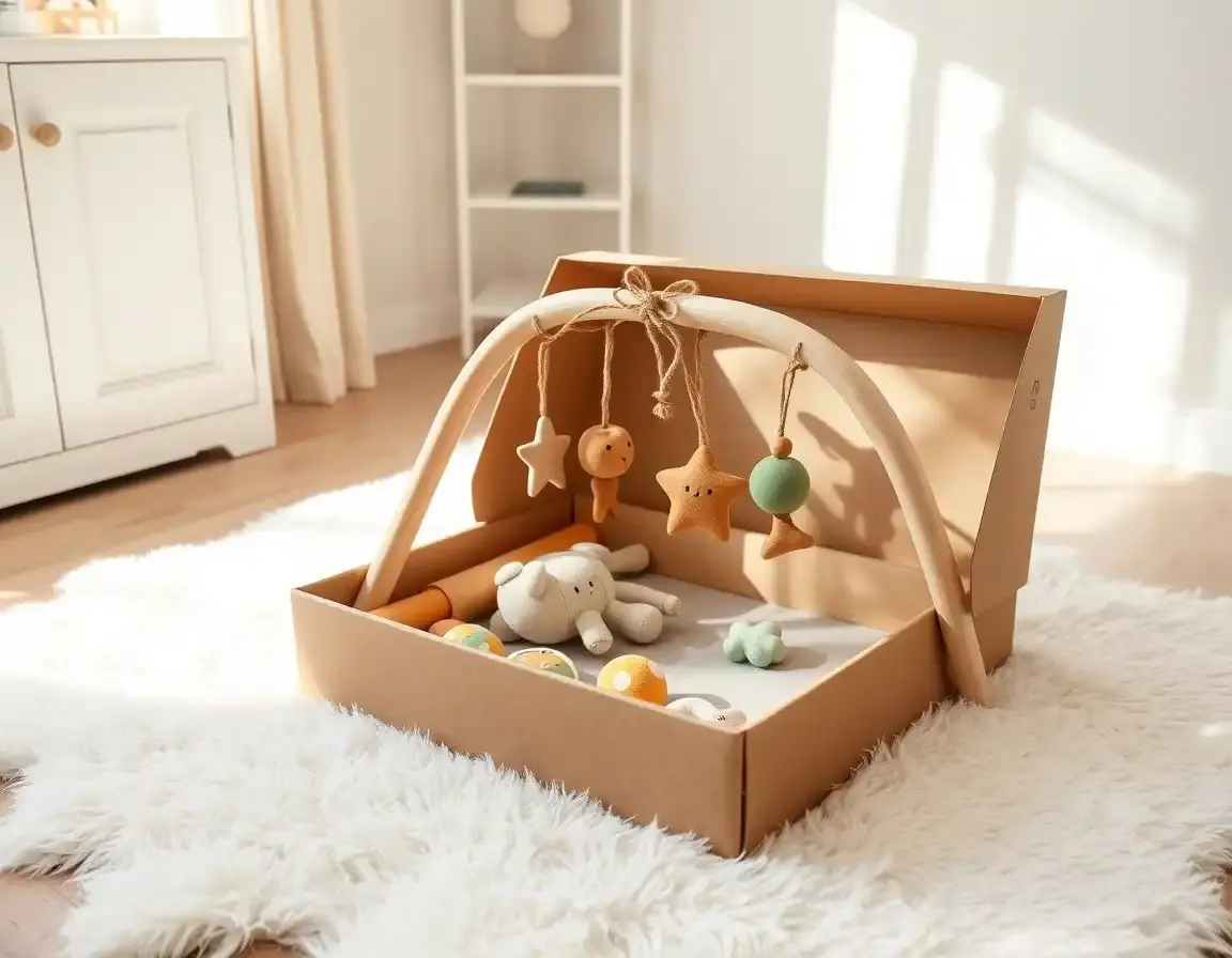 Pädagogisches Holz Baby Spielbogen