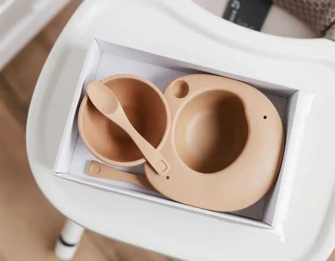 Hochwertiges Silikon Baby Fütterungsset