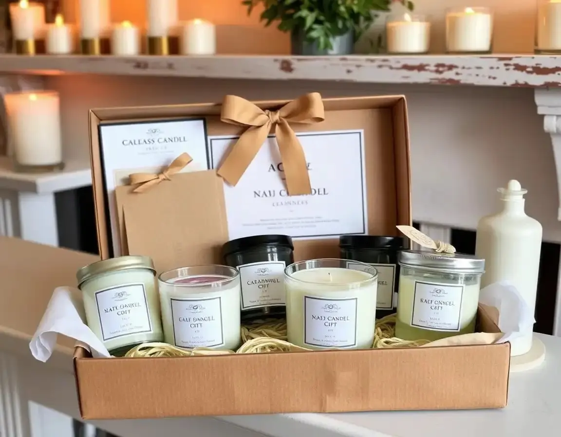 Candle Making Kit mit ätherischen Ölen