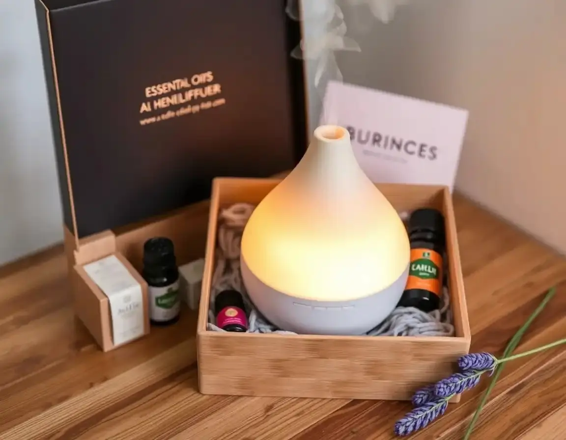 Aroma-Diffuser mit LED-Licht