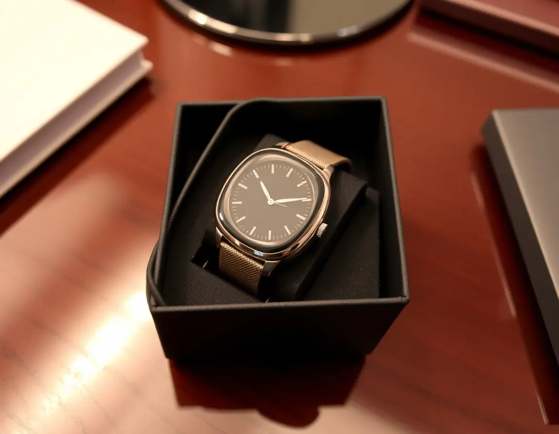 Elegante Smartwatch oder Fitness-Tracker