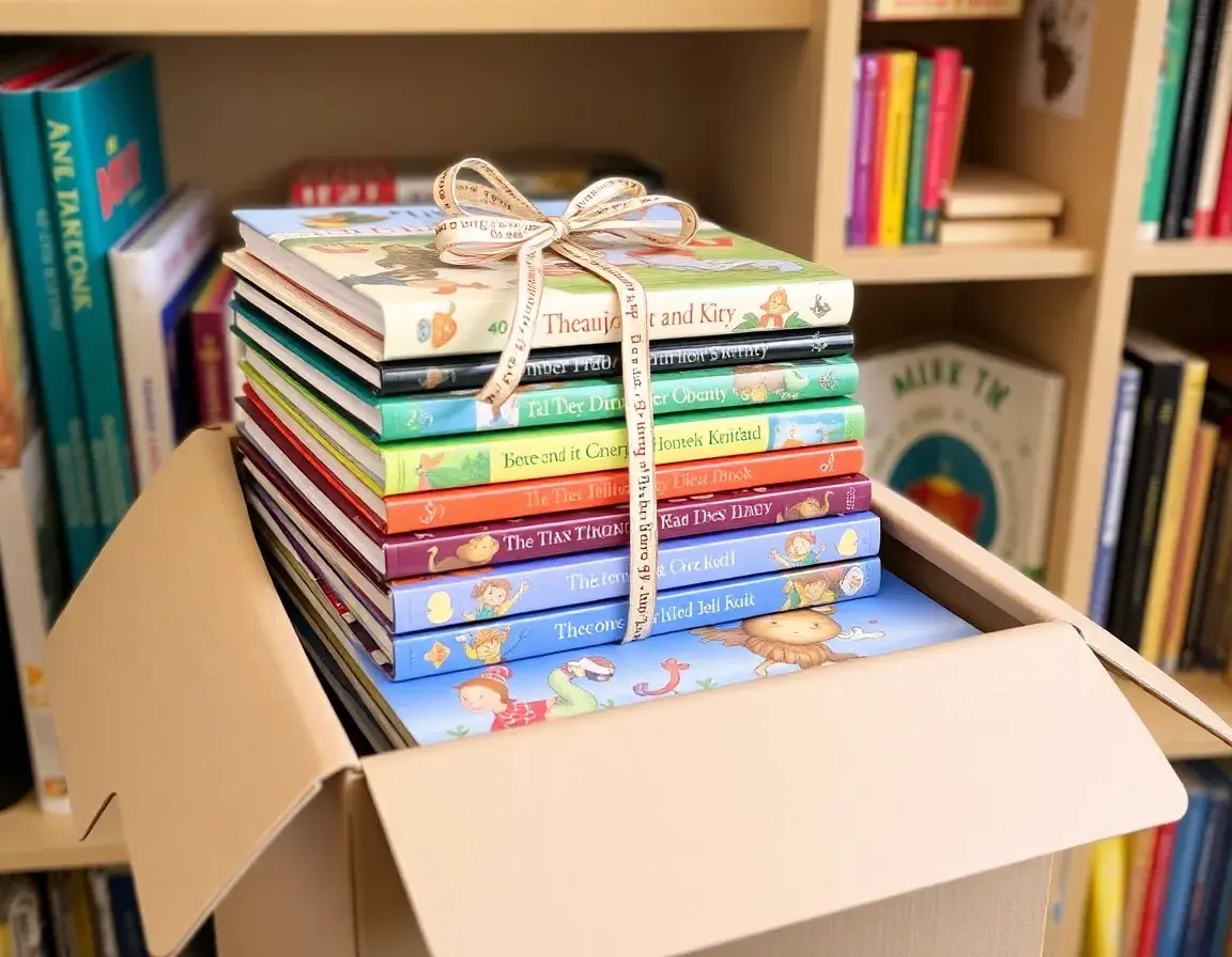 Sammlung von illustrierten Kindergeschichtenbüchern