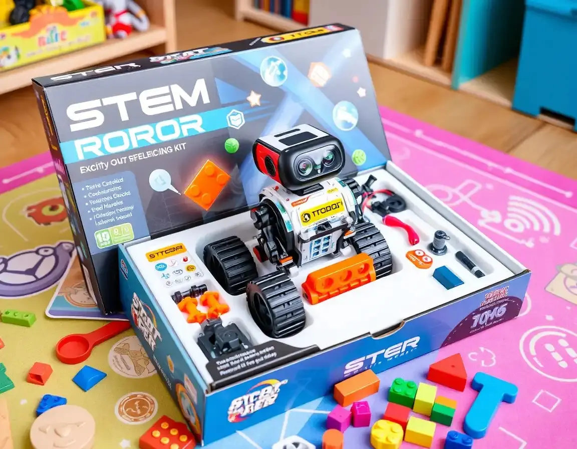 Interaktiver MINT-Lernroboter-Bausatz