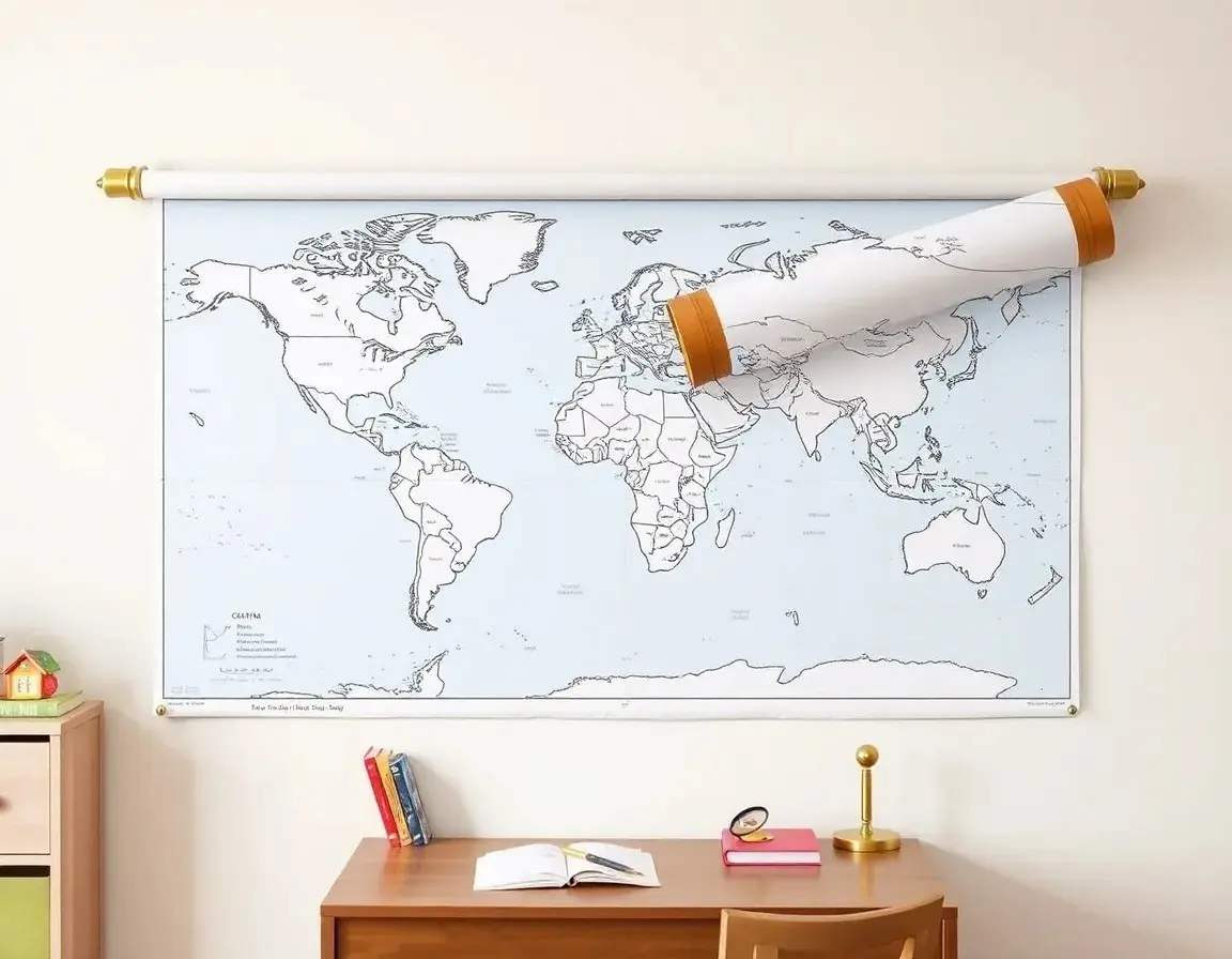 Deluxe Weltkarte zum Freikratzen von Regionen