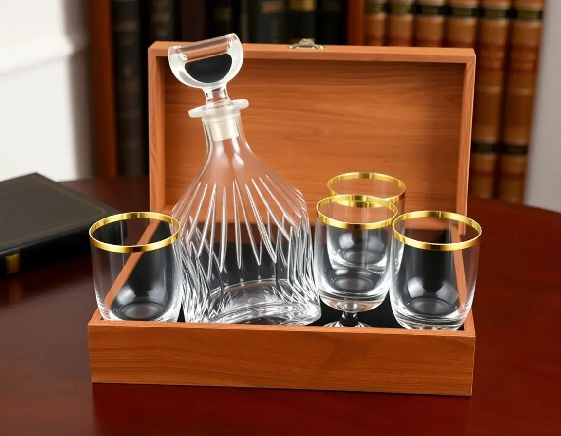 Dekanter und Whiskey Glas Set