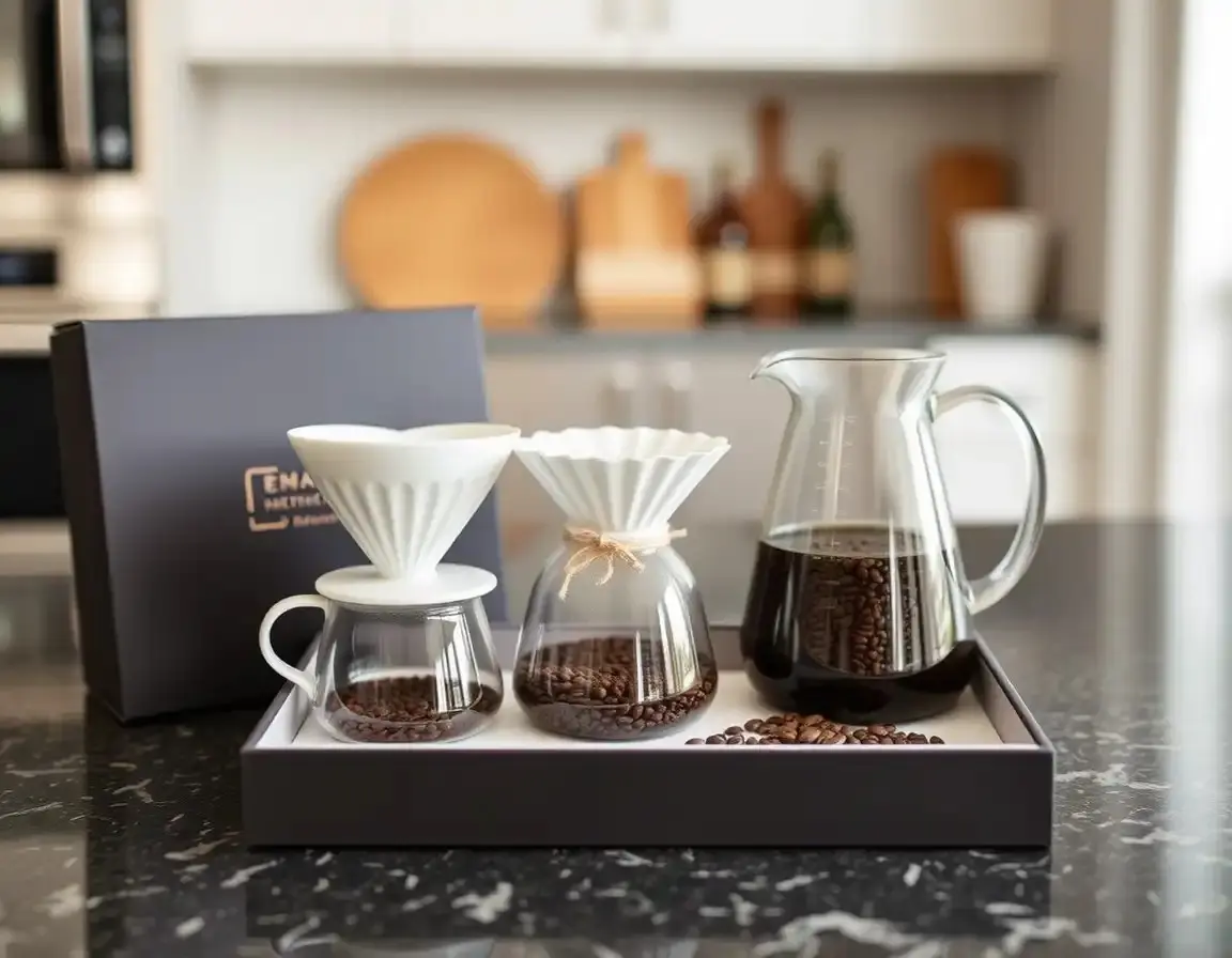 Manual Pour Over Coffee Brewer Set