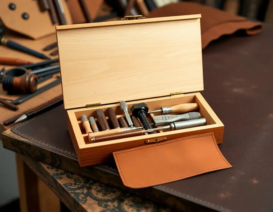 Professional Leather Crafting Tool Kit