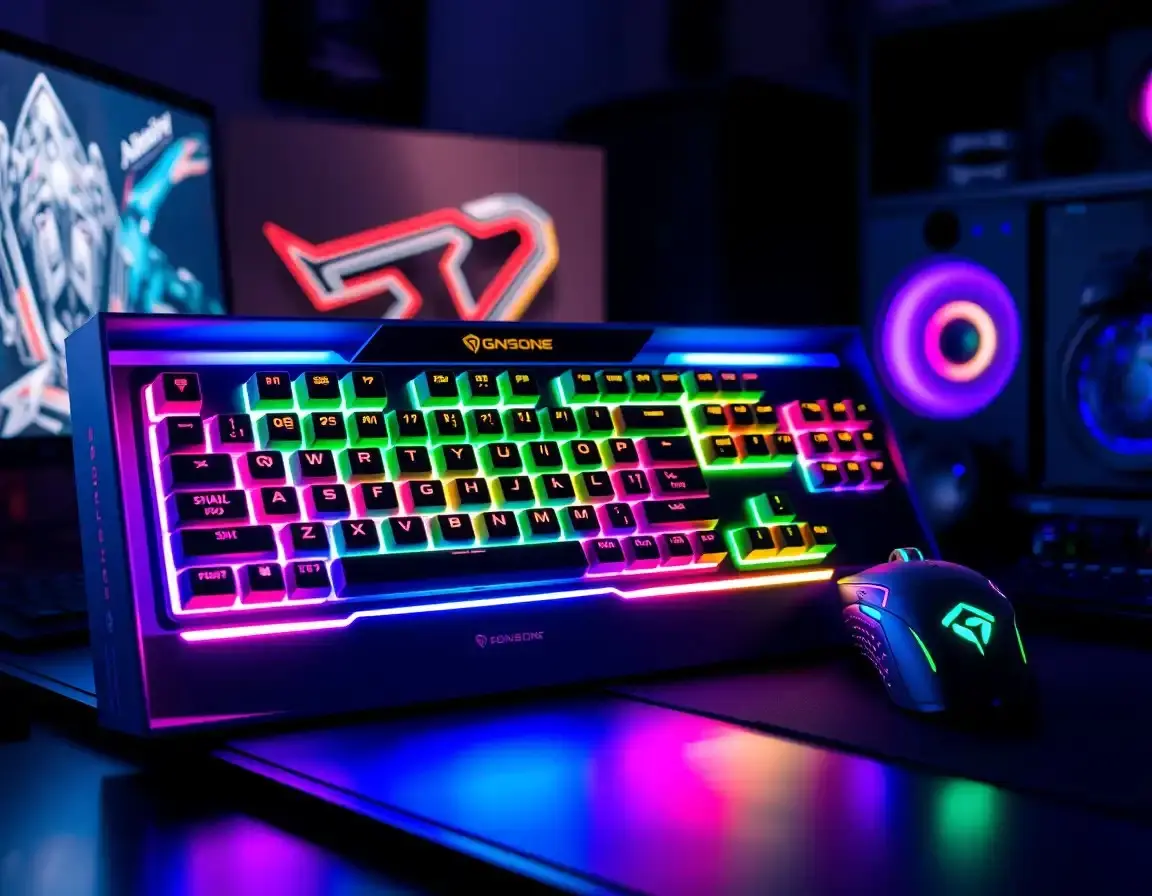RGB Mechanical Gaming Keyboard Mouse Set
