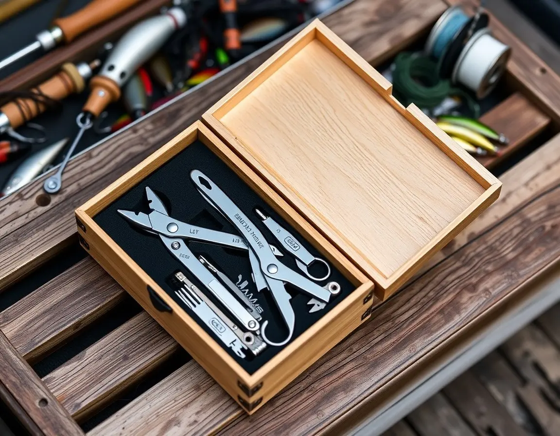 Edelstahl Angelzange & Werkzeugset