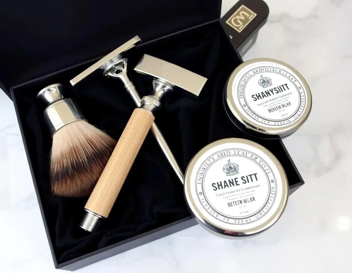 Luxuriöses Rasier-Set