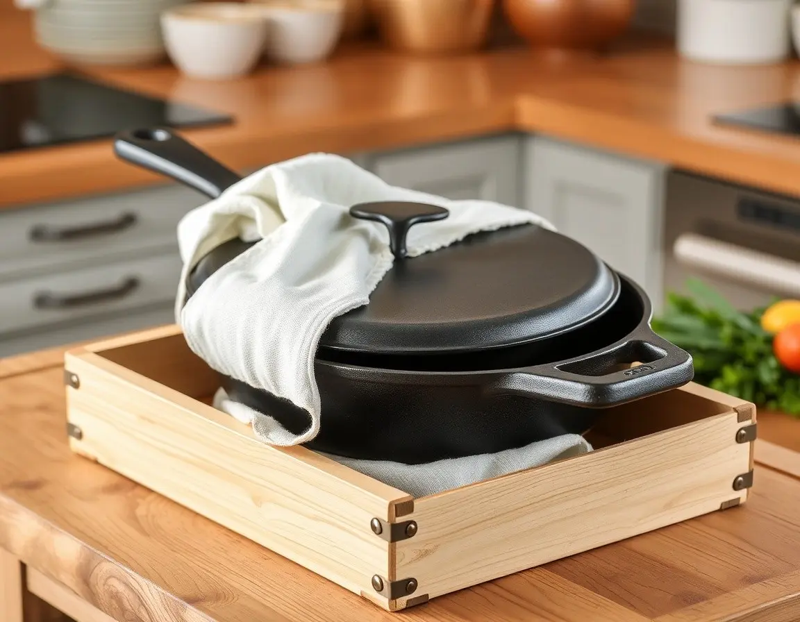 Hochwertige Gusseisenpfanne