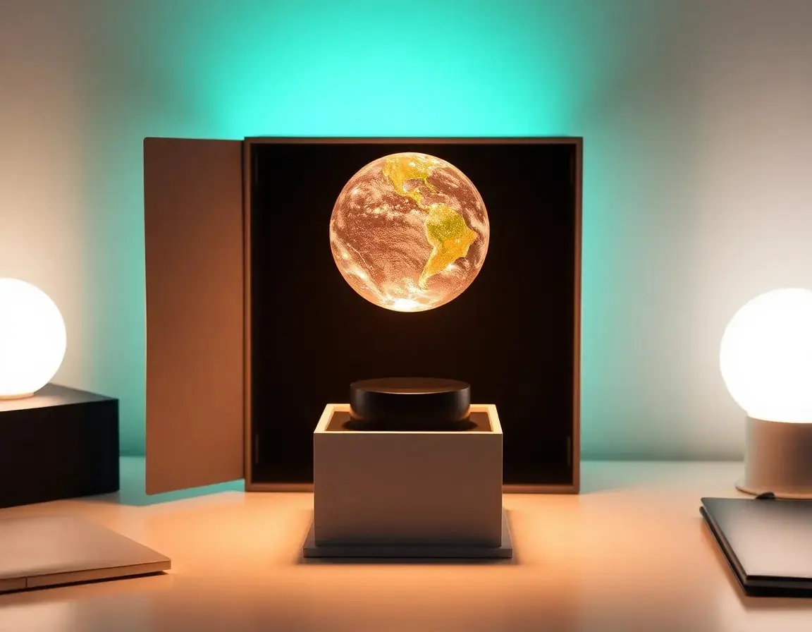 Magnetisch schwebender Globus