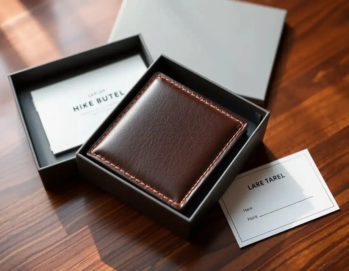 Echtes Leder RFID Geldbörse