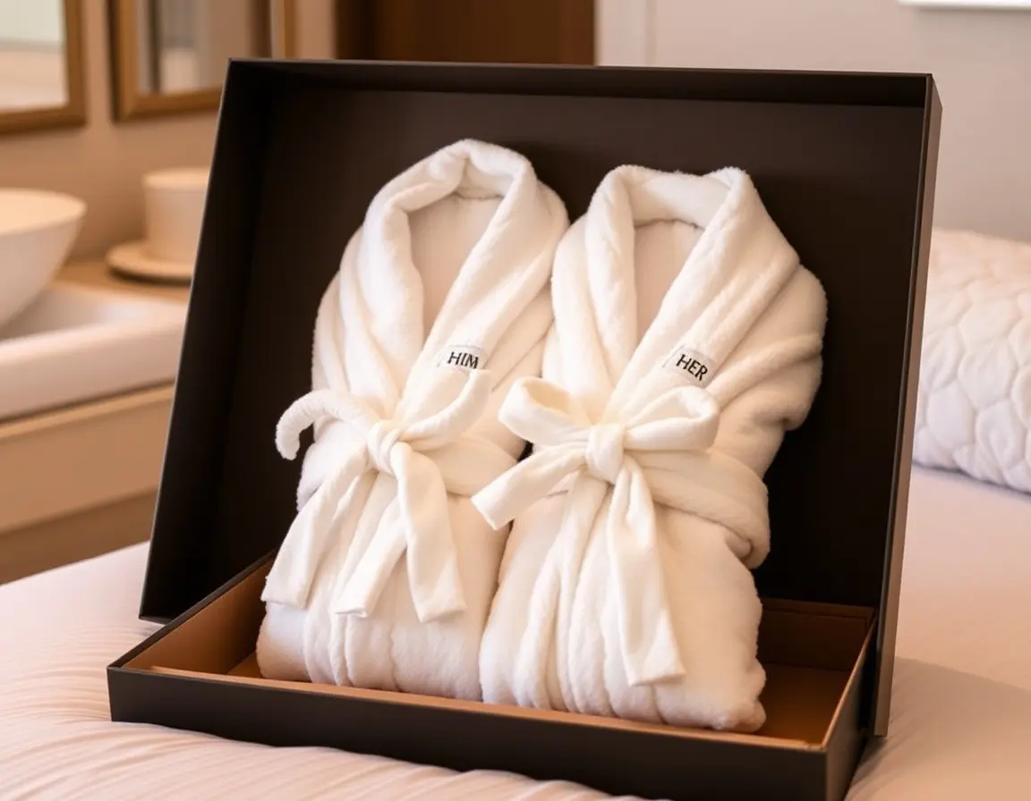 Luxuriöses Bademantel-Set für Paare