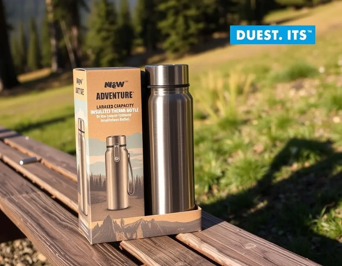 Isolierflasche mit großem Fassungsvermögen