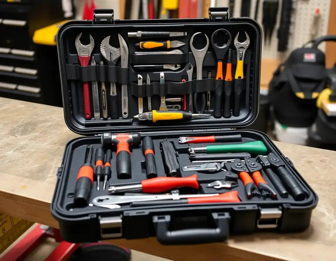 Professioneller Werkzeugkasten für Zuhause