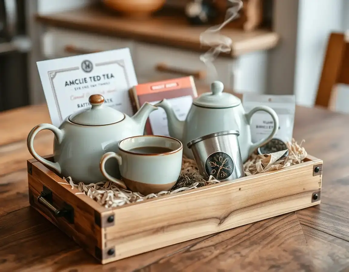 Handgefertigtes Tee-Set