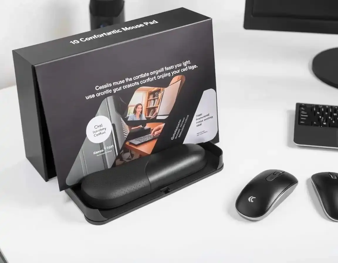 Ergonomisches Gel-Mauspad mit Handauflage