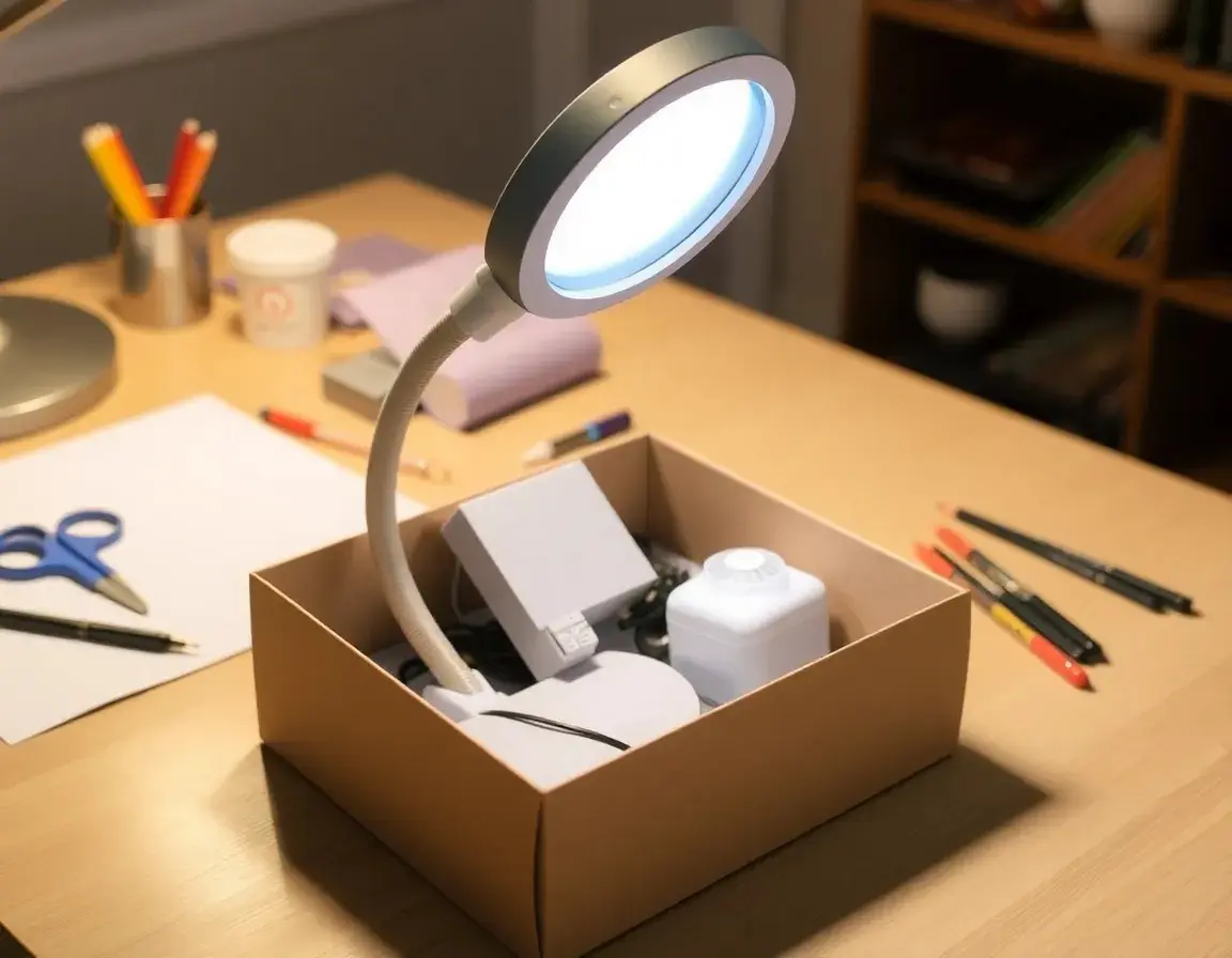 LED Lupen-Tischleuchte