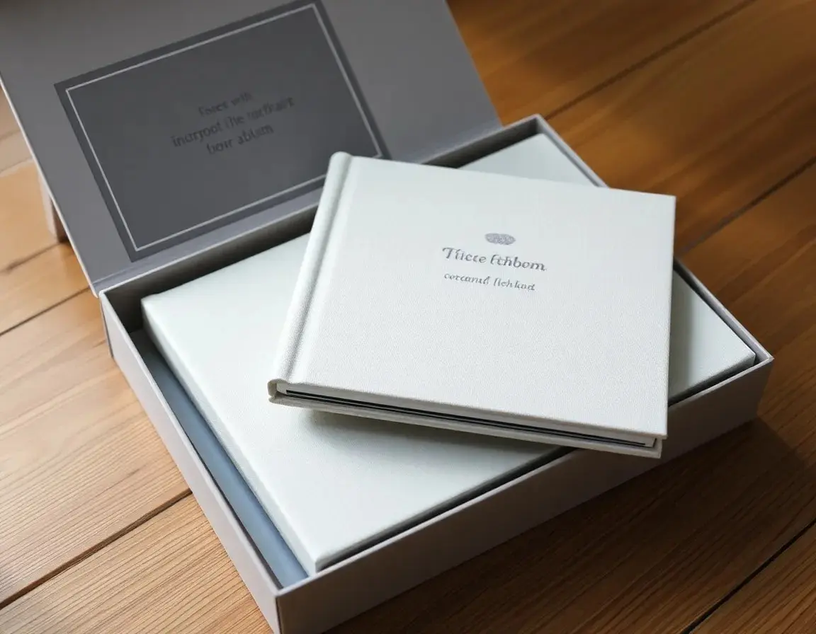 Personalisierbares Leinen Fotoalbum Scrapbook