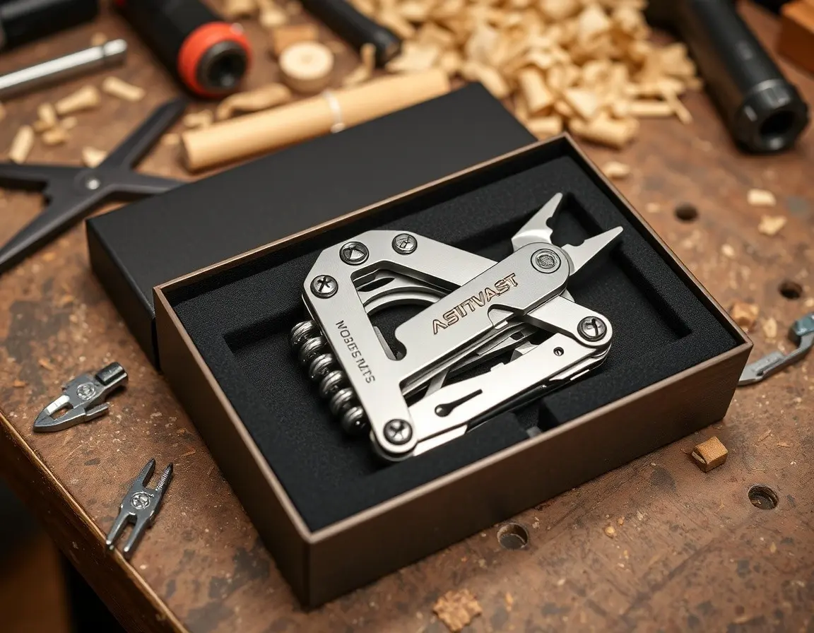 Edelstahl-Multitool mit Zange