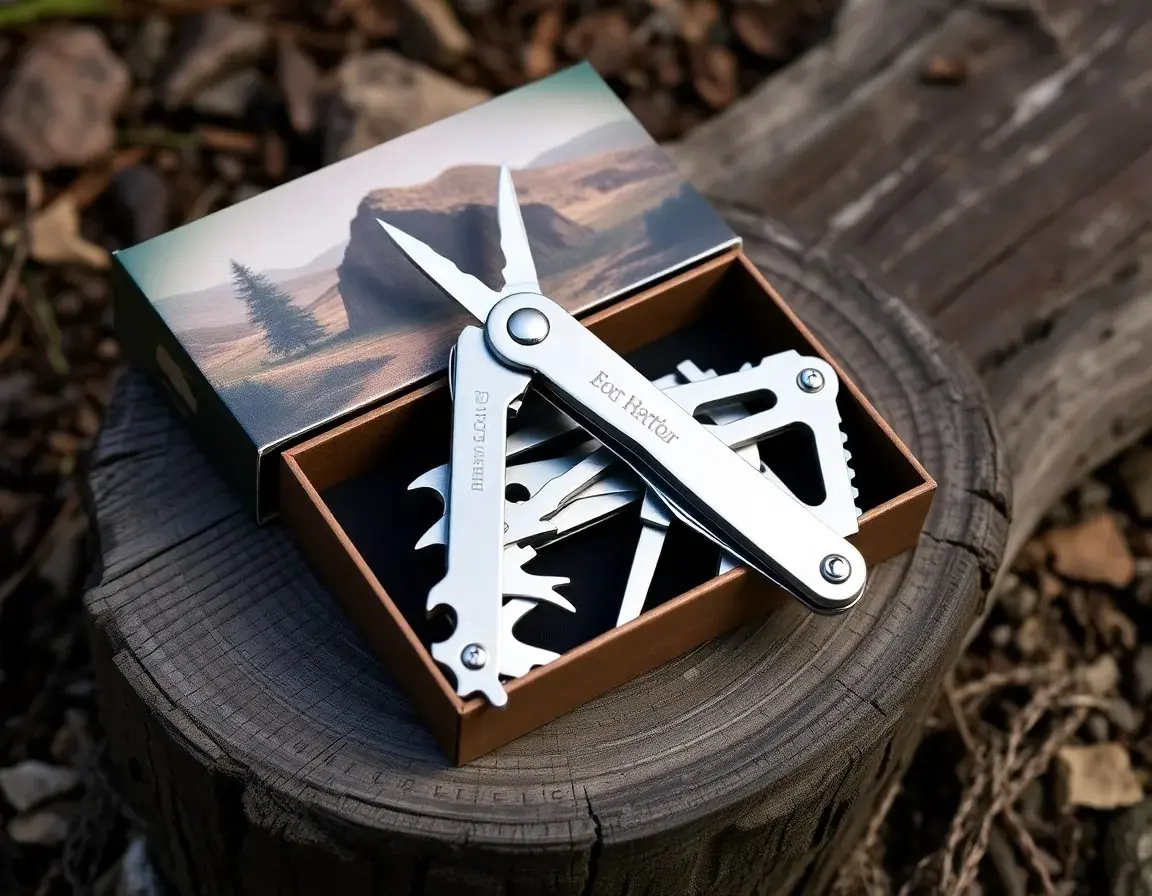 Stainless Steel Multi-tool with Pliers and Knife