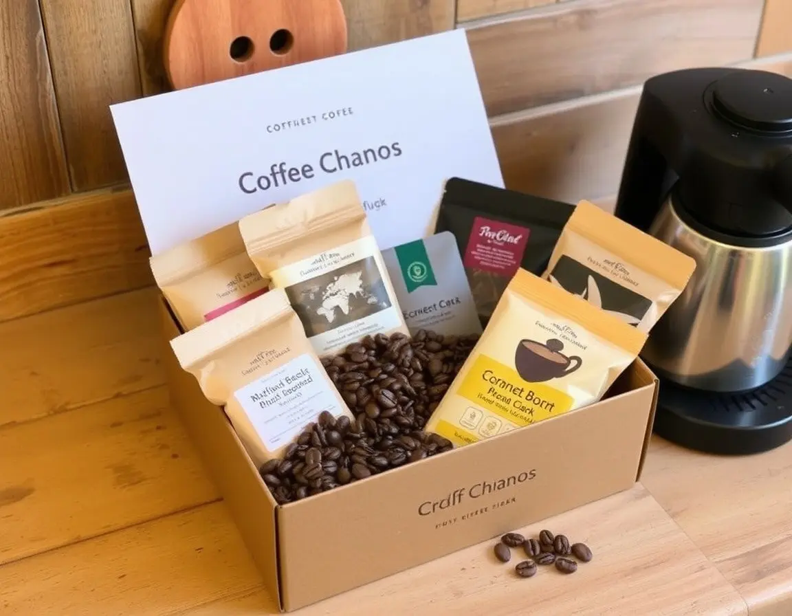 Auswahl an Gourmet Kaffeebohnen