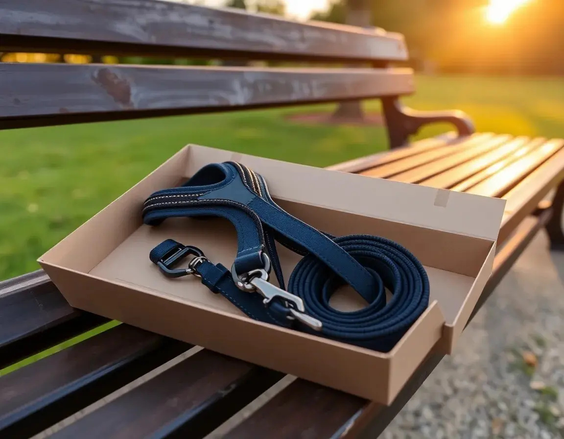 Ergonomisches Anti-Zug Geschirr und Leinen-Set