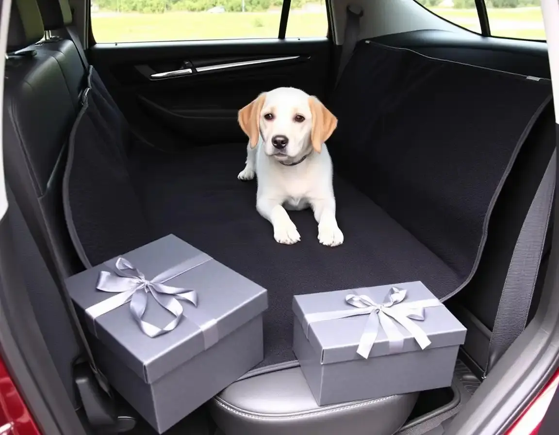 Wasserdichte Luxus-Autositzabdeckung für Hunde