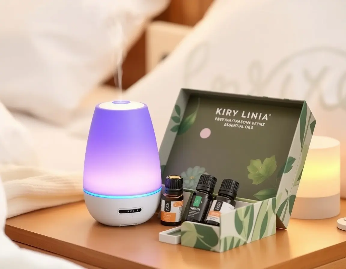Ultraschall-Aromatherapie-Diffusor mit Premium-Ölen