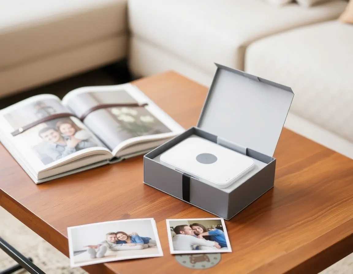 Kompakter, tragbarer Fotodrucker