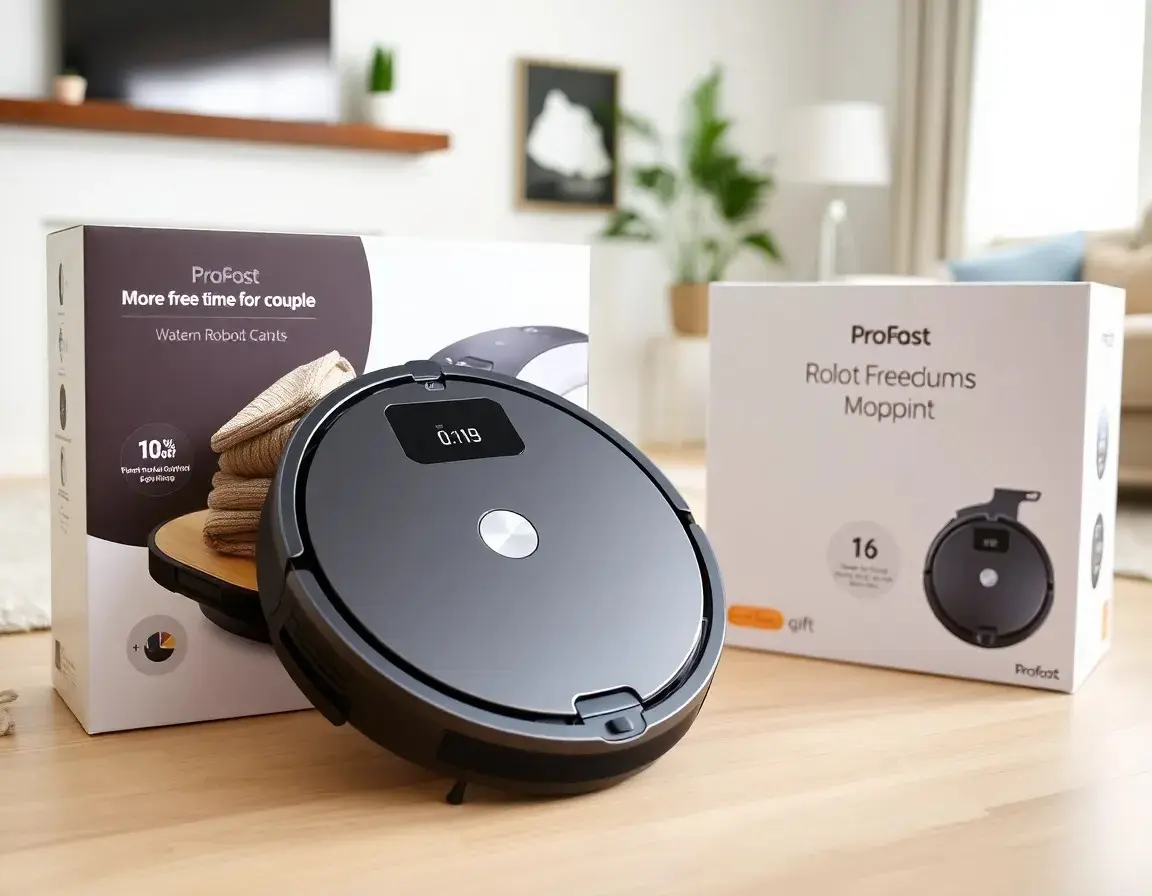 Smarter Saugroboter mit Wischfunktion