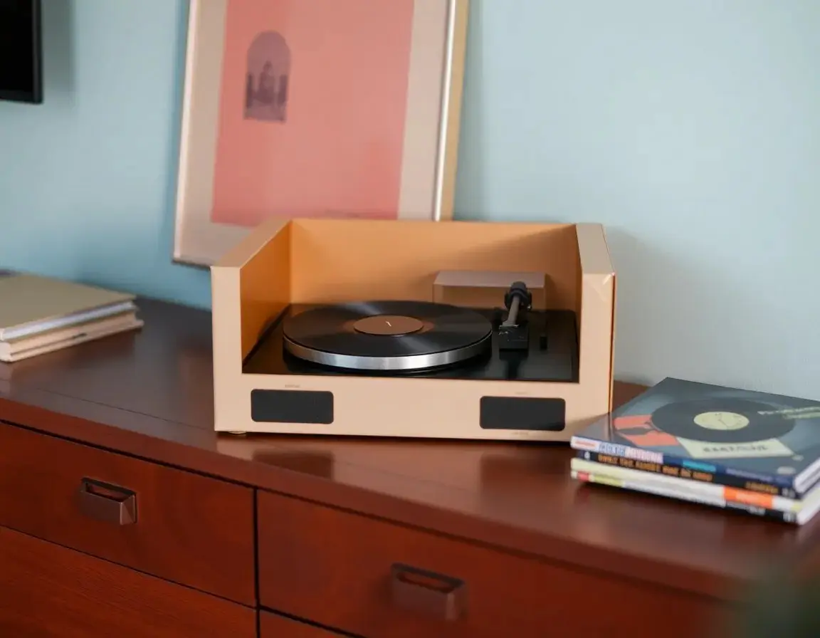 Vintage Bluetooth Turntable Speaker
