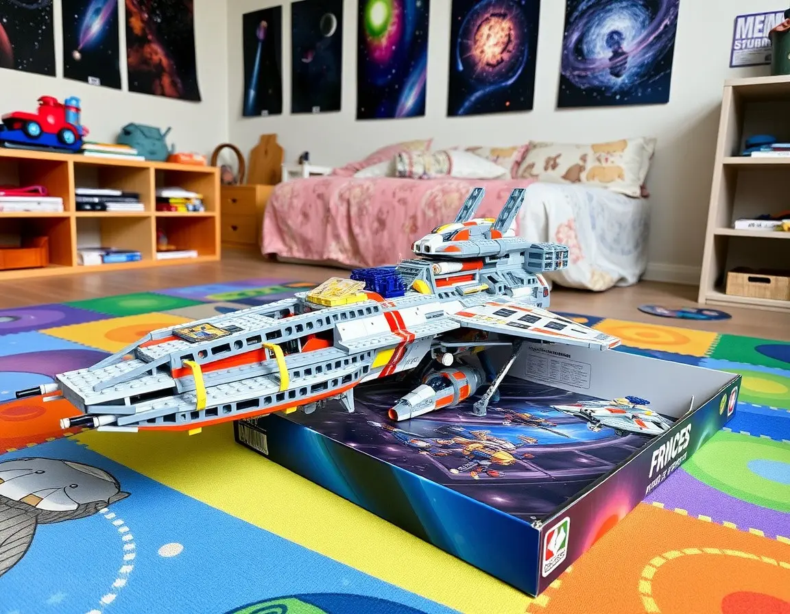 Großes Raumschiff Bauset