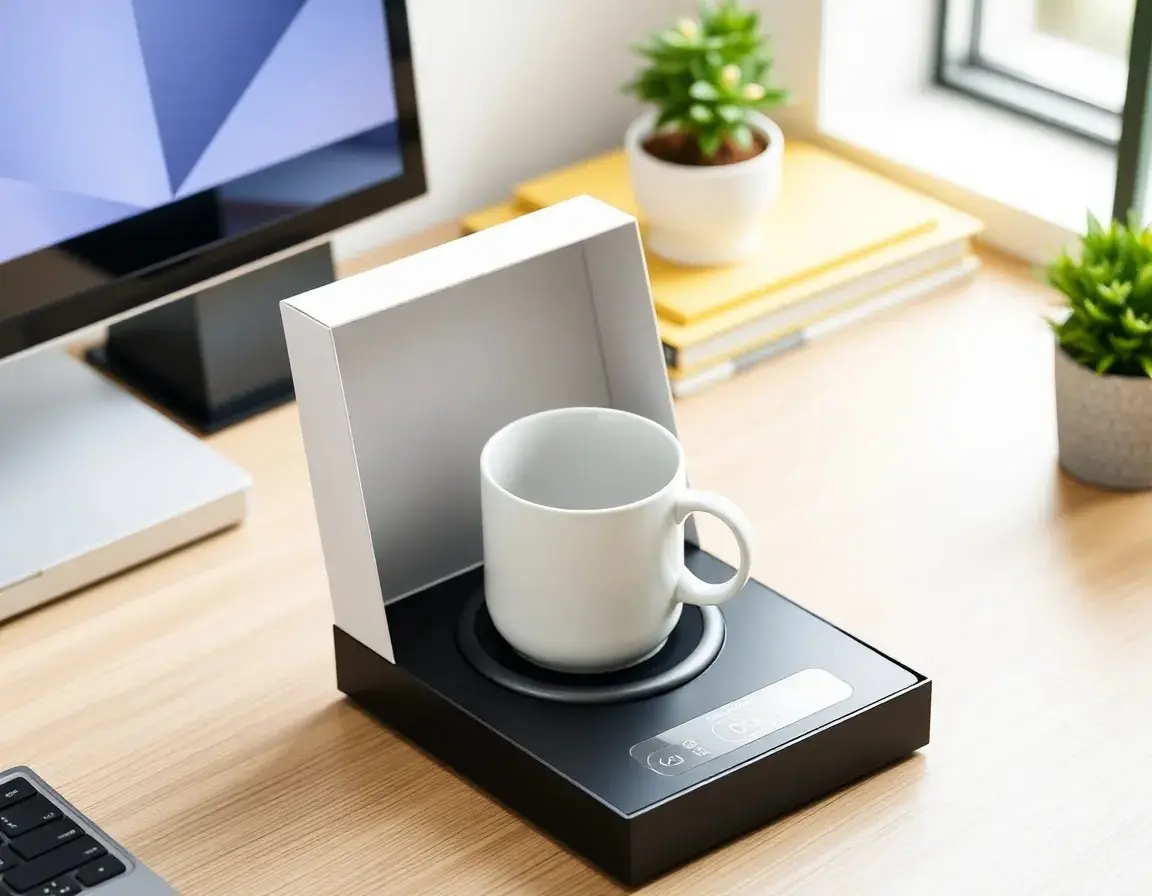 Smart Tassenwärmer mit Keramiktasse