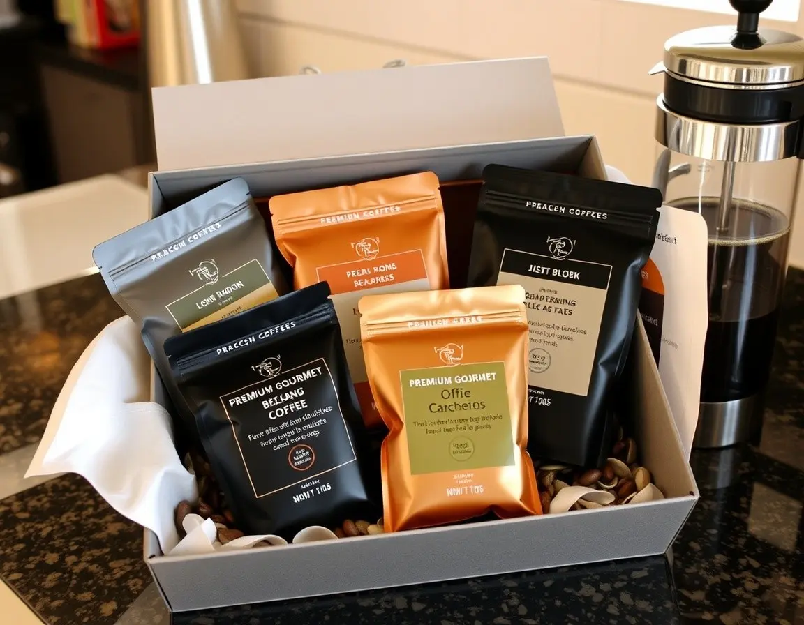 Premium Gourmet Kaffee-Bohnen-Auswahl