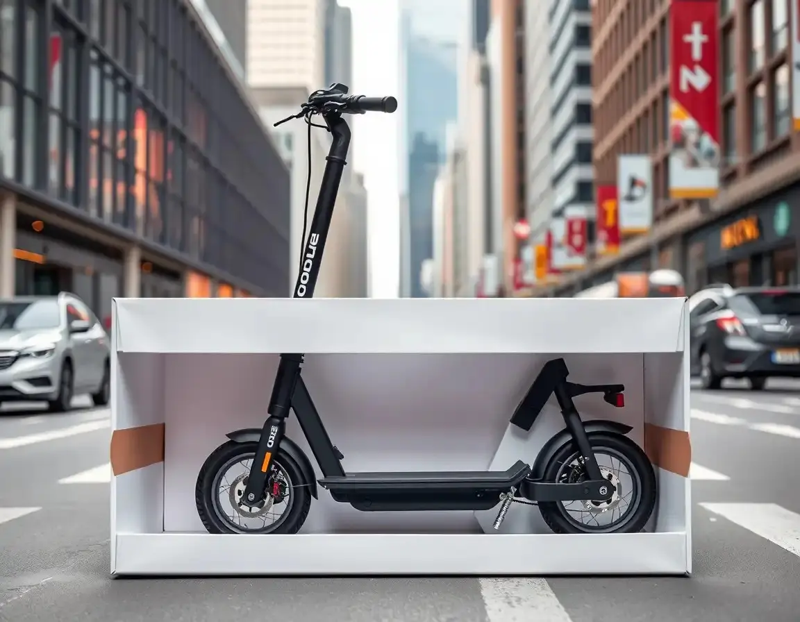 Faltbarer Elektroroller für Erwachsene