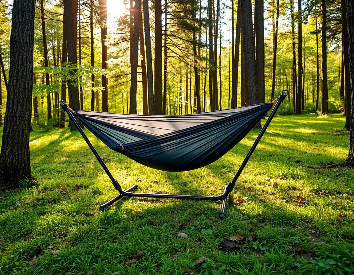 Outdoor Hängematte mit Ständer