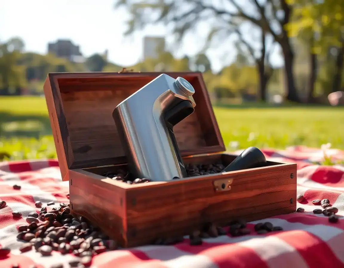 Tragbarer Espresso-Kaffeemaschine