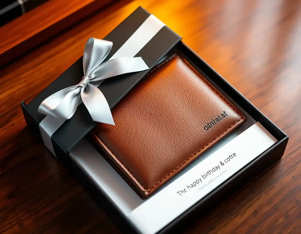 Hochwertige Ledergeldbörse