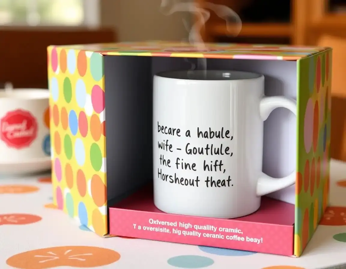 Riesige Tasse mit witzigem Spruch