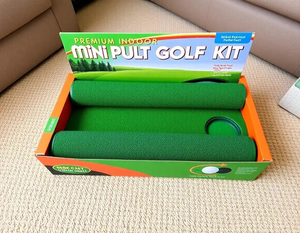 Indoor Mini Golf Putting Green Set