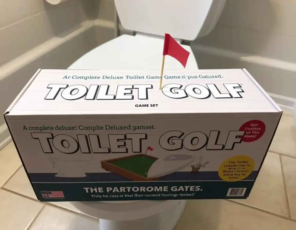 Luxus Toiletten-Golf Spielset