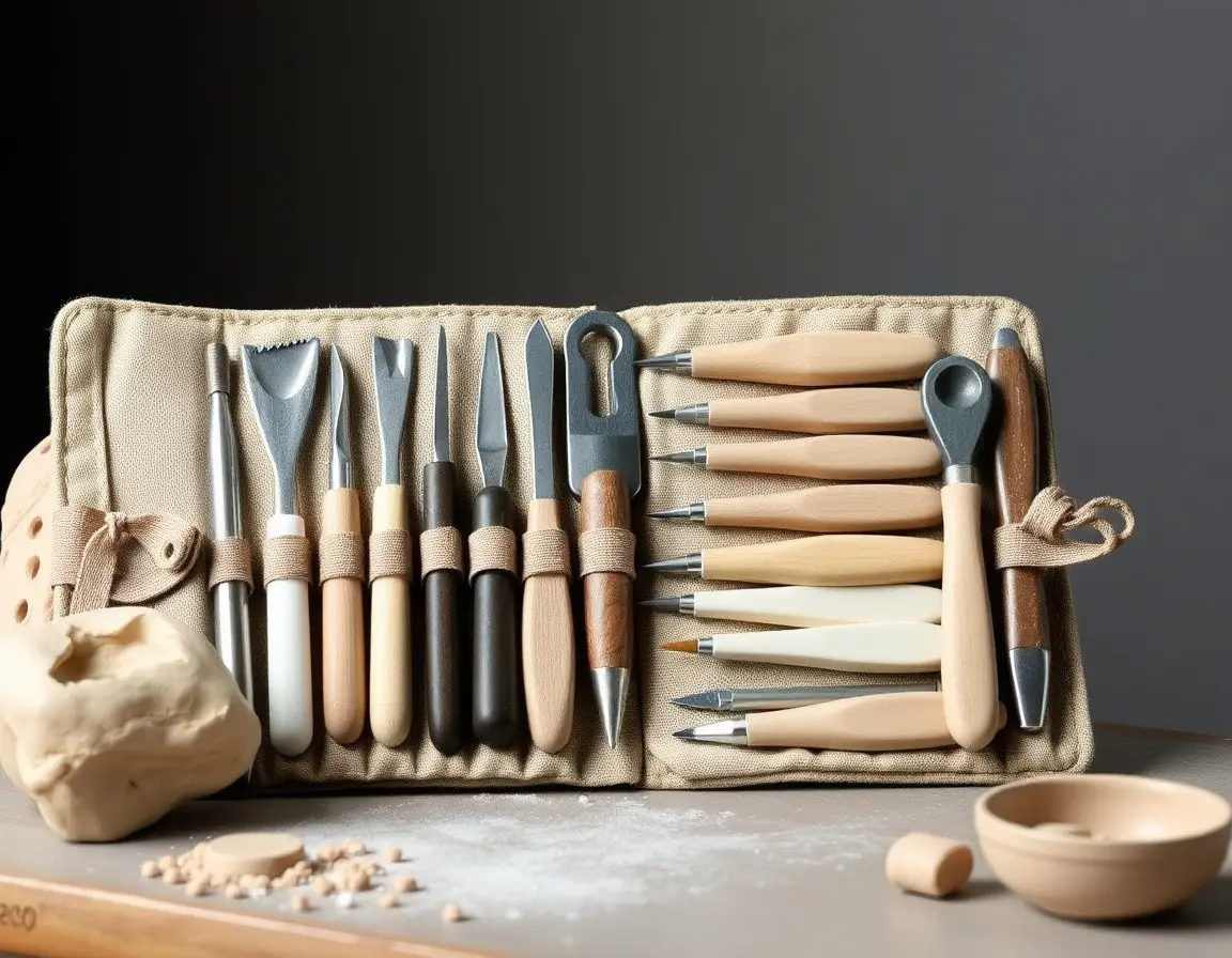 Töpfer- und Modellierwerkzeug-Set
