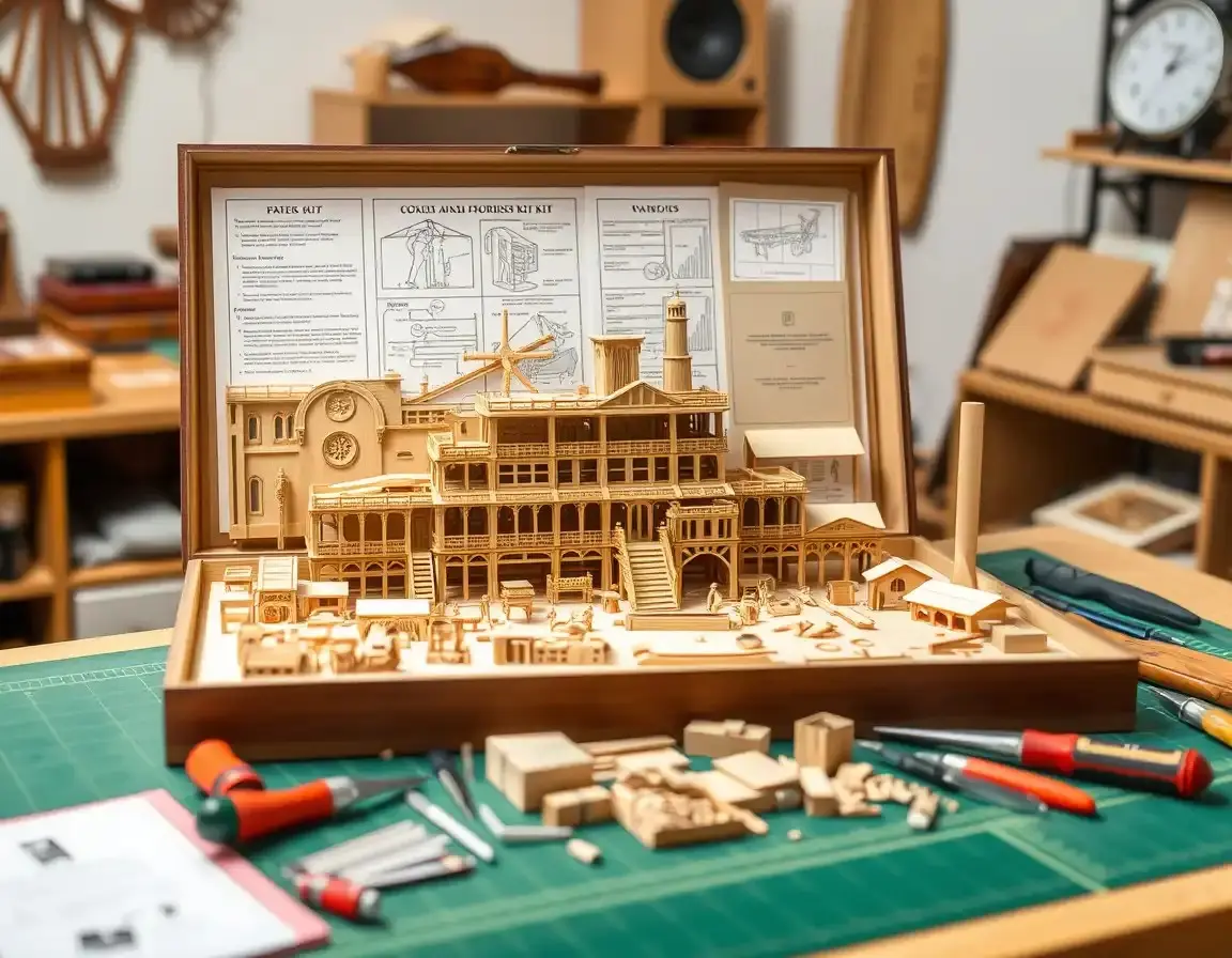 Modellbau-Kit für Holzschiff