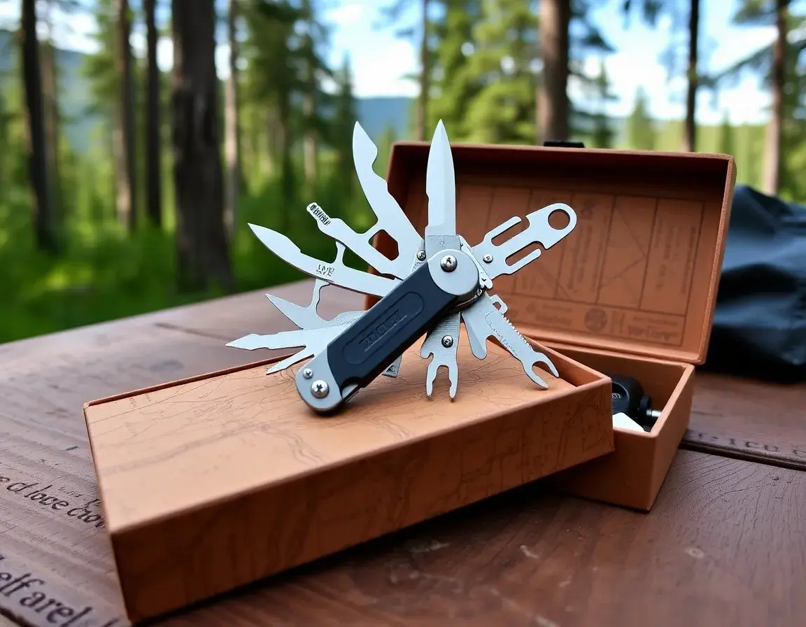 Edelstahl Multi-Tool Messer als praktisches Geschenk