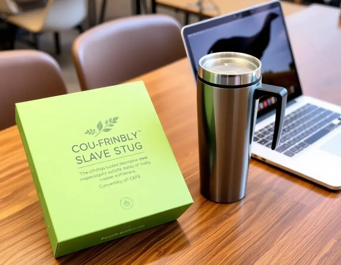 Isolierter Edelstahl-Reisebecher